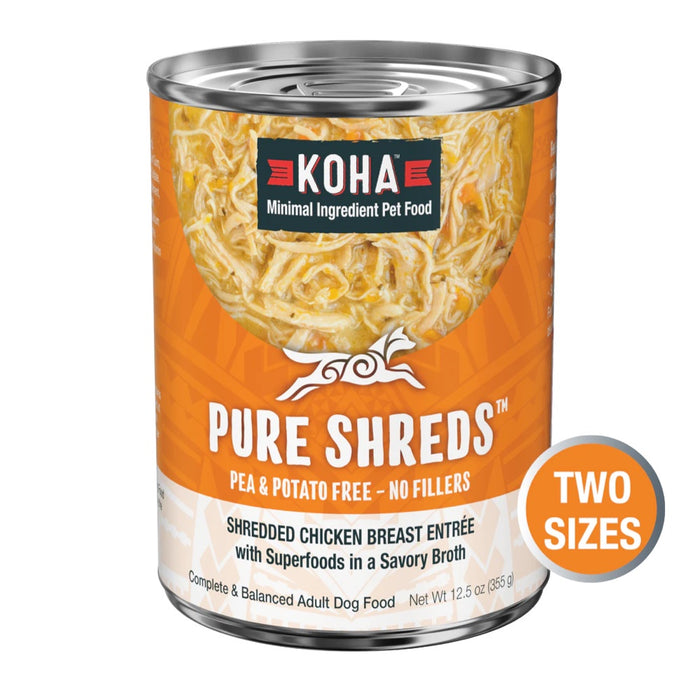 KOHA Pure Shreds Shredded Chicken Breast Entrée