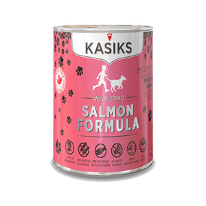 Kasiks Wild Coho Salmon Grain Free Canned Food 12.2oz