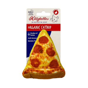 Huxley & Kent Kittybelles Pizza Plush Cat Toy