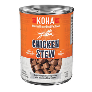 KOHA Minimal Ingredient Chicken Stew Canned Dog Food