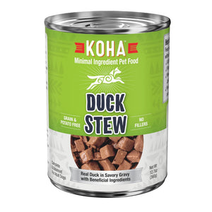 KOHA Minimal Ingredient Duck Stew Canned Dog Food