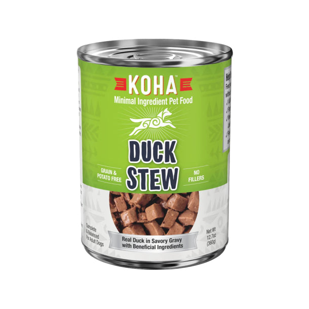 KOHA Minimal Ingredient Duck Stew Canned Dog Food