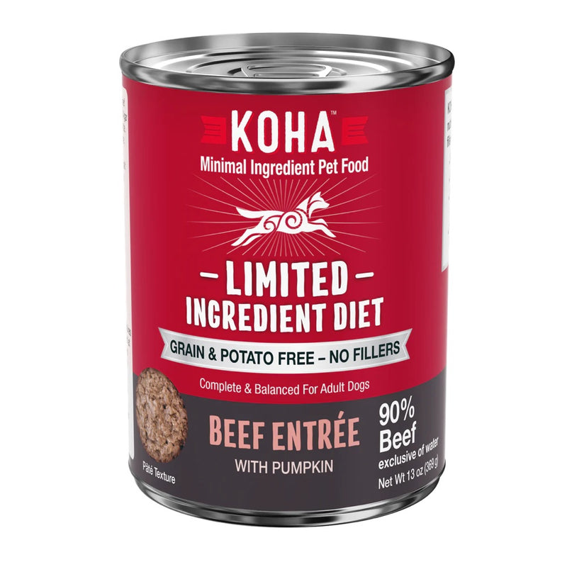KOHA Limited Ingredient Beef Entrée Canned Dog Food Furly's Pet Supply
