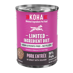 KOHA Limited Ingredient Pork Entrée Canned Dog Food