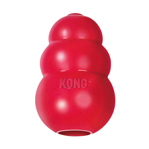 Kong Classic Red Dog Chew Toy with Treat Hole