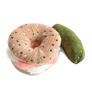 Lambwolf Collective Bagel & Pickle Snuffle Toy