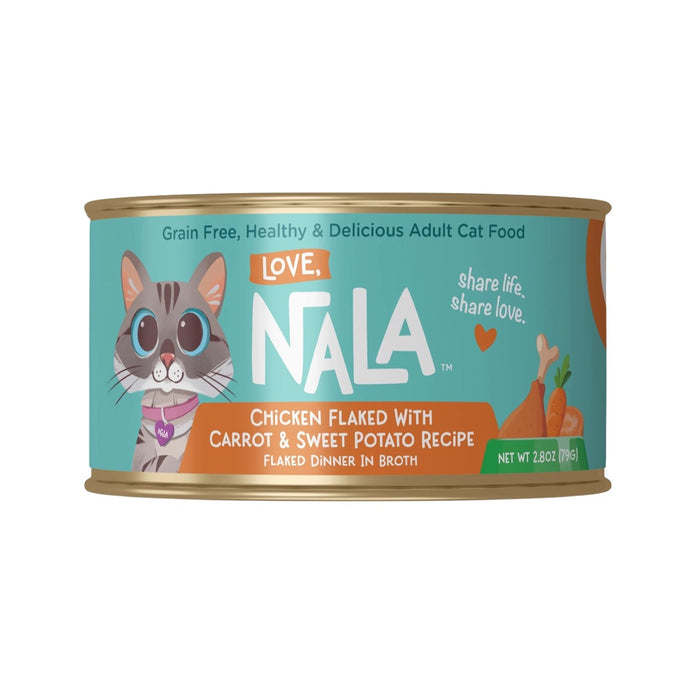 Love Nala Flaked Chicken with Carrot & Sweet Potato Can 2.8oz
