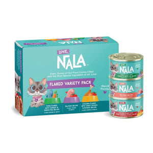 Love Nala Flaked Variety Pack Wet Cat Food 2.8oz - 12 pack