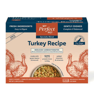My Perfect Pet Tino's Low Glycemic Turkey Grain Free Blend 4lb