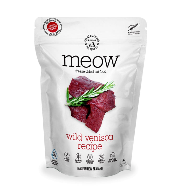 New Zealand Natural Meow Venison Freeze-Dried Food
