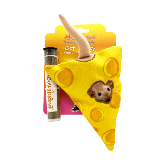 Meowijuana Get Cheezy Refillable Cheese & Mouse