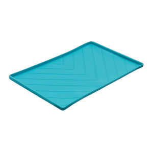 Messy Mutts Silicone Non-Slip Bowl Mat Blue