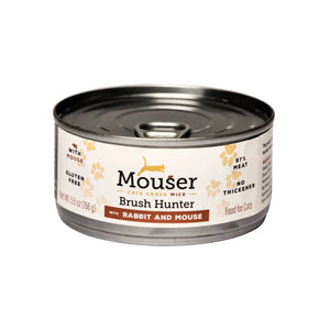 Muridae Mouser Brush Hunter Rabbit with Mouse Recipe Can 5.5oz