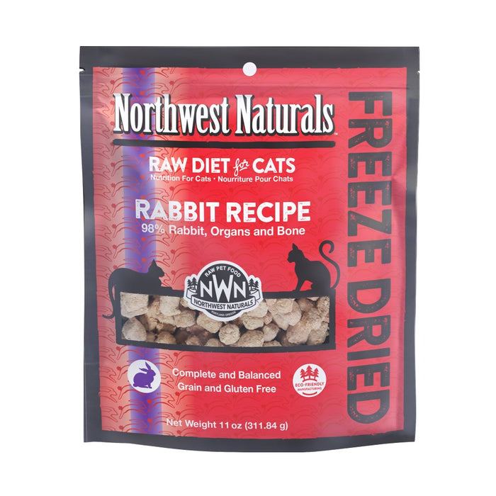 Northwest Naturals Cat Freeze-Dried Rabbit Recipe 11oz