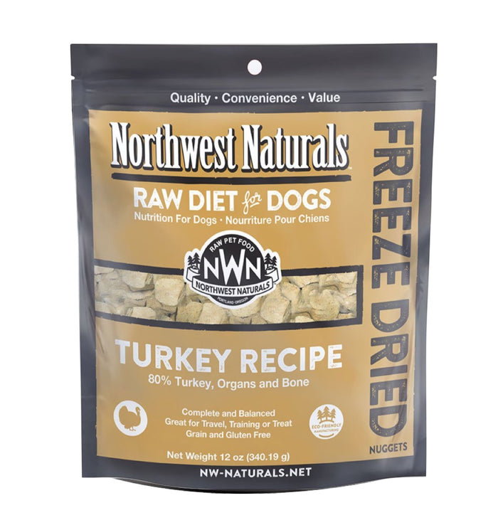 Northwest Naturals Freeze-Dried Turkey Dog Food 12oz