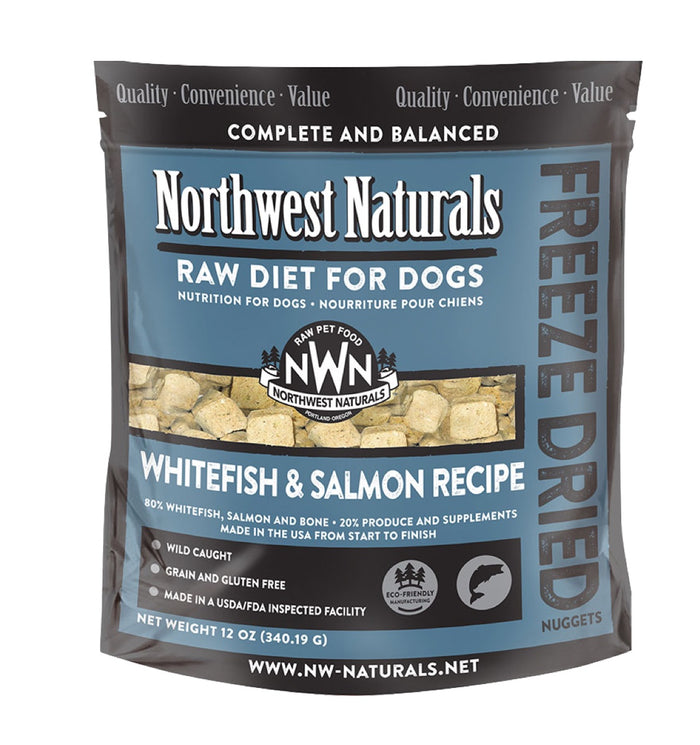 Northwest Naturals Freeze-Dried Whitefish & Salmon 12oz
