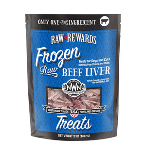 Northwest Naturals Frozen Raw Beef Liver Treats 12oz