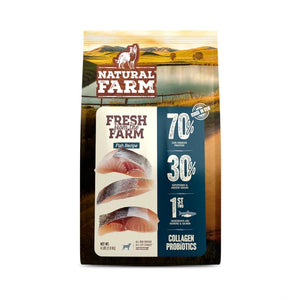 Natural Farm Fish Recipe Herring Salmon Whitefish & Collagen Dry Dog Food