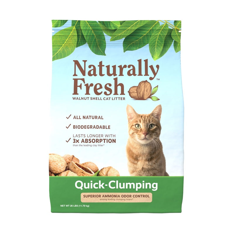 Naturally Fresh Quick Clumping Unscented Walnut Litter – Furly's Pet Supply