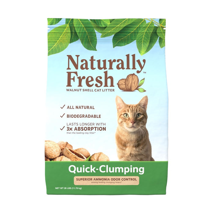 Naturally Fresh Quick Clumping Unscented Walnut Litter