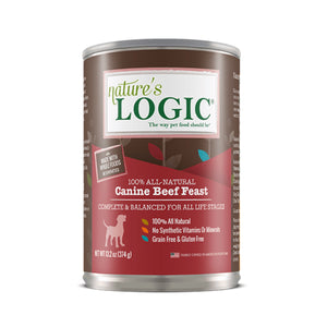 Nature's Logic Canine Beef Feast Canned Dog Food