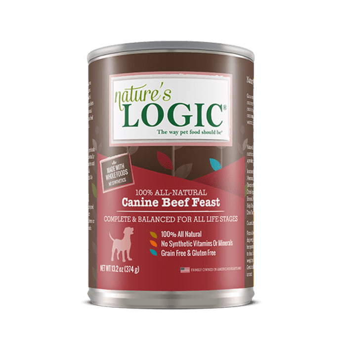 Nature's Logic Canine Beef Feast Canned Dog Food