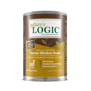 Nature's Logic Canine Chicken Feast Canned Dog Food