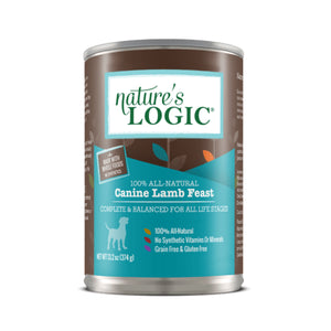 Nature's Logic Canine Lamb Feast Canned Dog Food