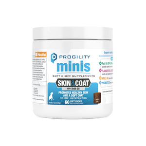Nootie Progility Minis Skin & Coat Soft Chew Supplement 4oz (60ct)