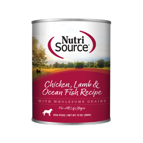 Nutrisource Chicken Lamb & Ocean Fish Canned Dog Food