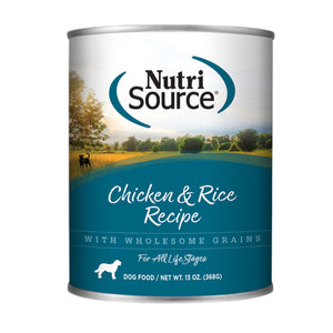 Nutrisource Chicken & Rice Recipe Canned Dog Food