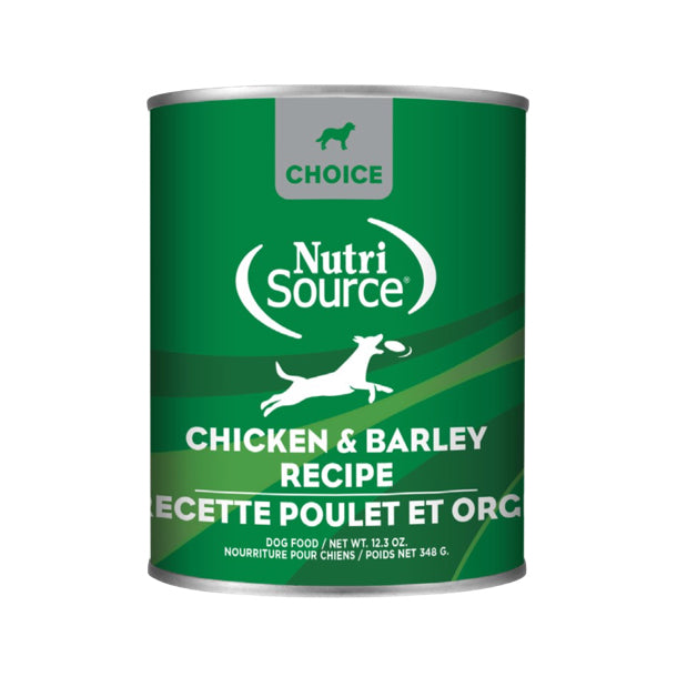 Nutrisource Choice Chicken & Barley Entrée Canned Dog Food