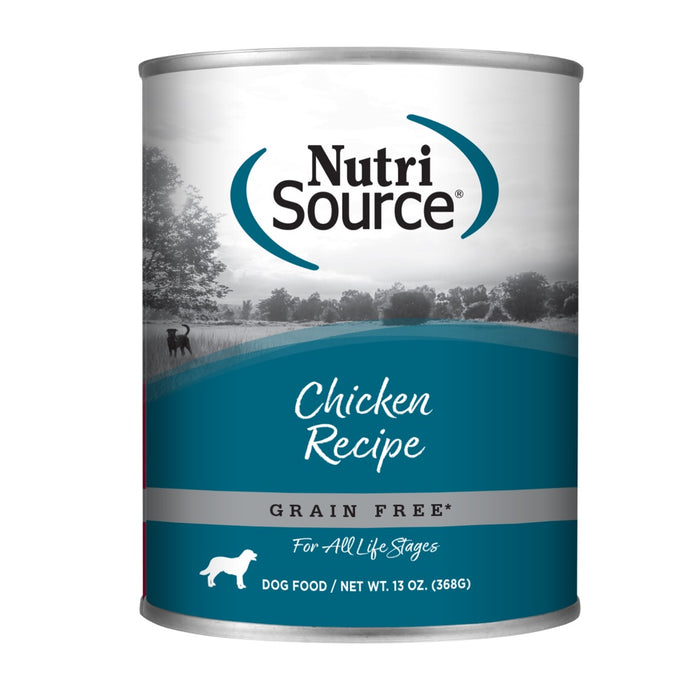 Nutrisource Grain-Free Chicken & Rice Recipe Canned Dog Food
