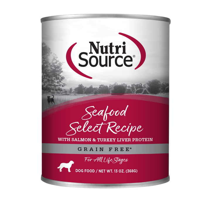 Nutrisource Grain-Free Seafood Select Recipe Canned Dog Food