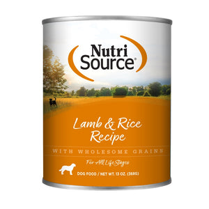 Nutrisource Lamb & Rice Canned Dog Food