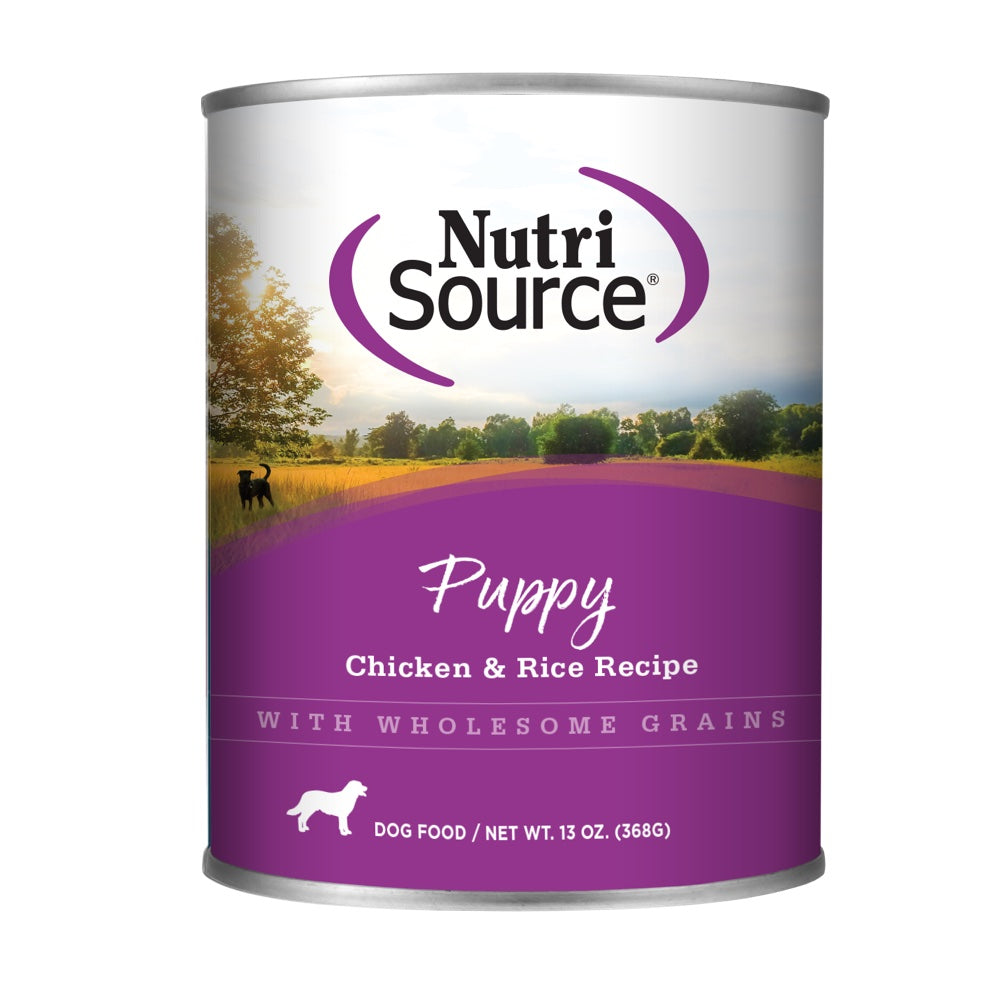 Nutrisource Puppy Chicken & Rice Recipe Canned Food – Furly's Pet Supply