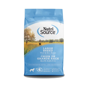 Nutrisource Large Breed Trout & Rice Recipe Dry Dog Food 26lb