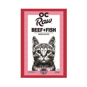 OC Raw Cat Beef & Fish Mini Patties 3lb