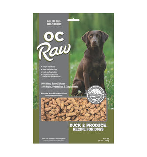 OC Raw Duck & Produce Freeze-Dried Raw Meaty Rox (Bite-Size) 20oz