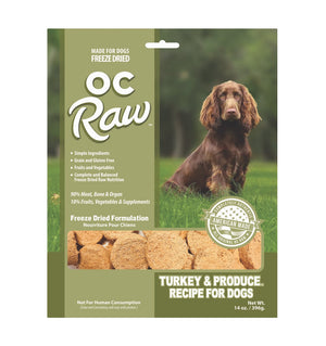 OC Raw Turkey & Produce Freeze-Dried Raw Sliders 14oz