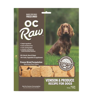 OC Raw Vension & Produce Freeze-Dried Raw Sliders 14oz