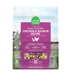 Open Farm Wild-Caught Salmon & Chicken Recipe Freeze-Dried Raw Cat Food