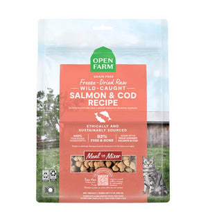 Open Farm Wild-Caught Salmon & Cod Recipe Freeze-Dried Raw Cat Food