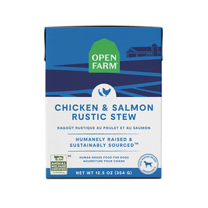 Open Farm Chicken & Salmon Rustic Stew Wet Dog Food