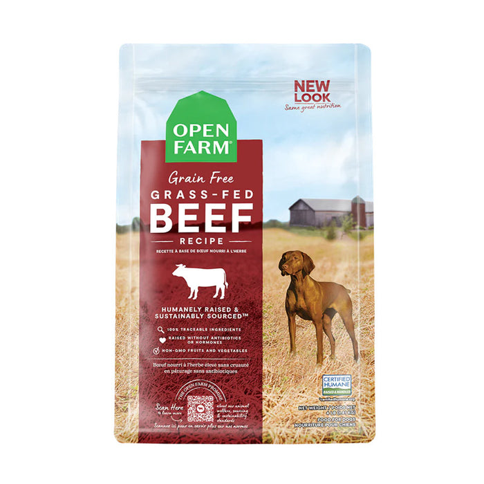 Open Farm Grass-Fed Beef Grain Free Dry Dog Food