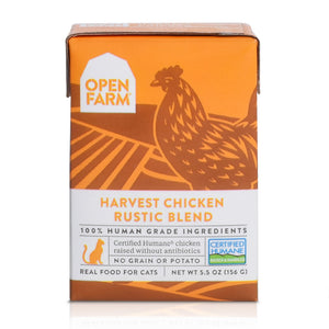 Open Farm Cat Harvest Chicken Rustic Blend 5.5oz