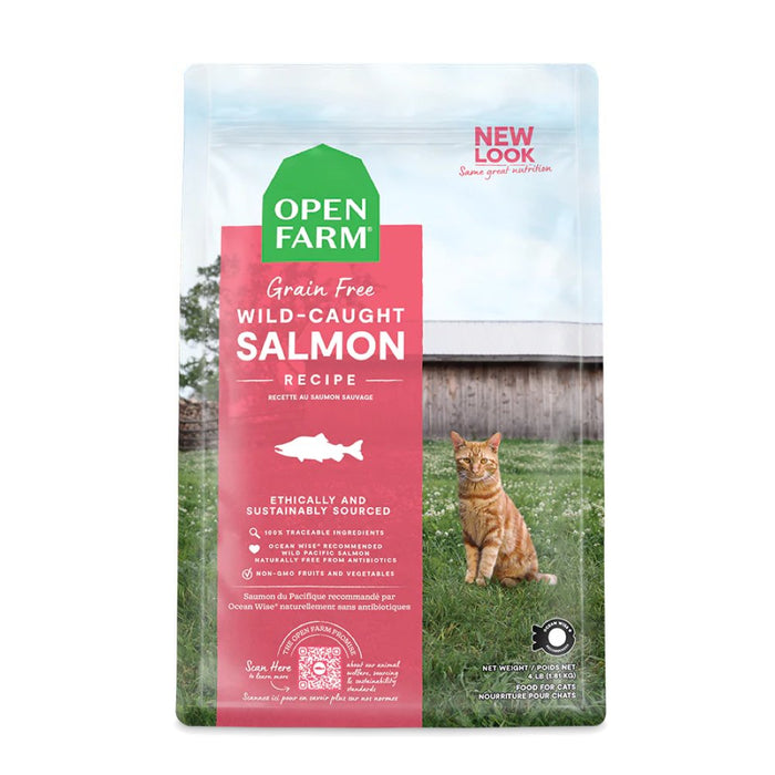 Open Farm Wild-Caught Salmon Dry Cat Food