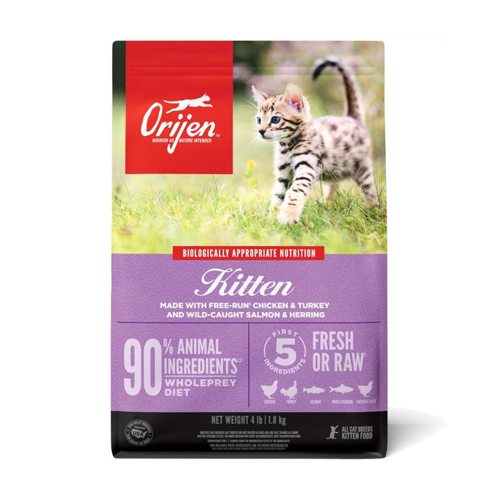 Orijen Kitten Grain Free Cat Food 4lb
