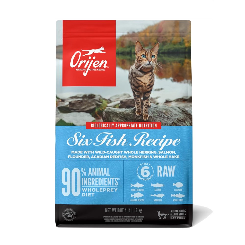 Orijen Six Fish Grain Free Cat Food Furly s Pet Supply