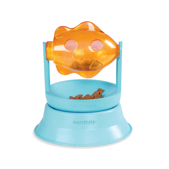 Outward Hound CatStages 2-in-1 Spinning Fish Interactive CatToy